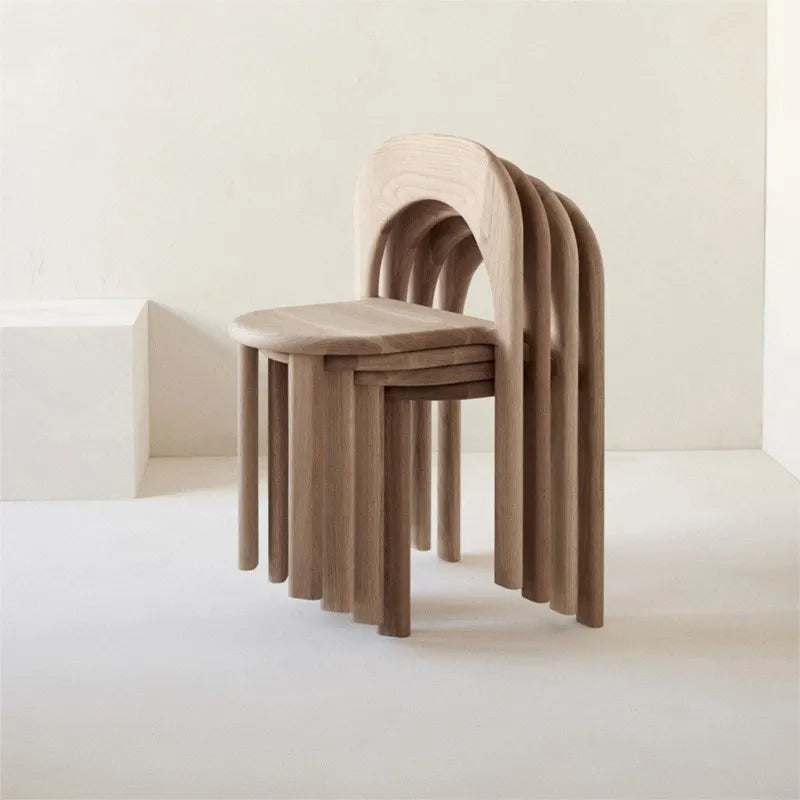 ScandiWood Solid Dining Chair